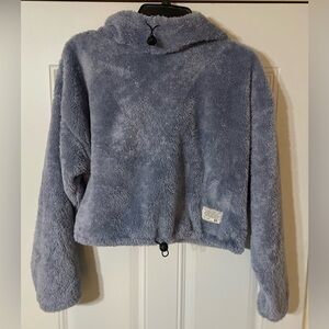 BDG Fuzzy Cropped Hoodie One Size Warm Loungewear Soft Winter